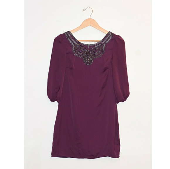 Francesca's Collections Dresses & Skirts - Francesca’s collection  beaded collar dress